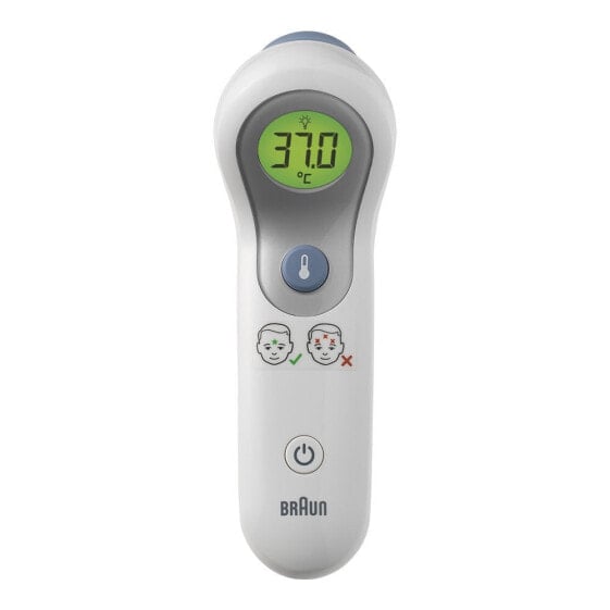 Braun BNT300WE - Remote sensing thermometer - White - Forehead - Buttons - °C - Body temperature