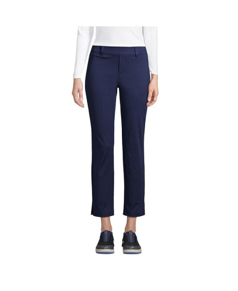 Брюки женские средней посадки Lands' End Flex Mid Rise Pull-On Crop