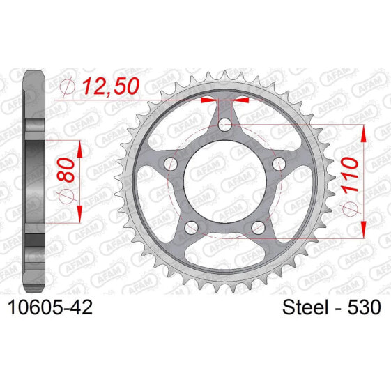 AFAM 10605 rear sprocket