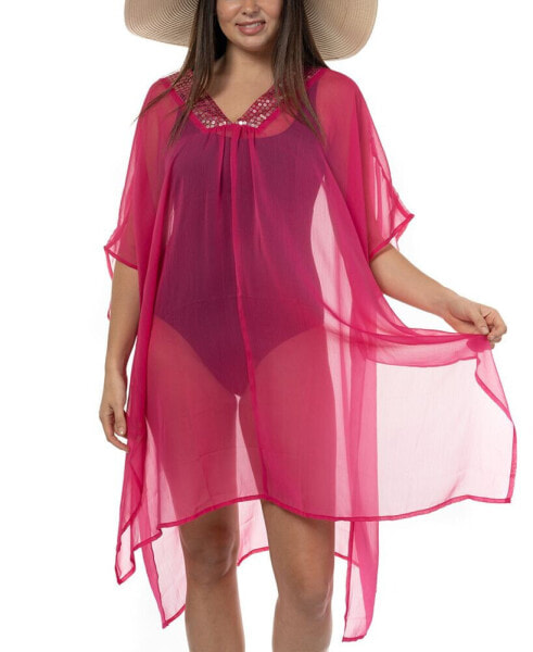 Women's Embellished Caftan Cover-Up, Created for Macy's