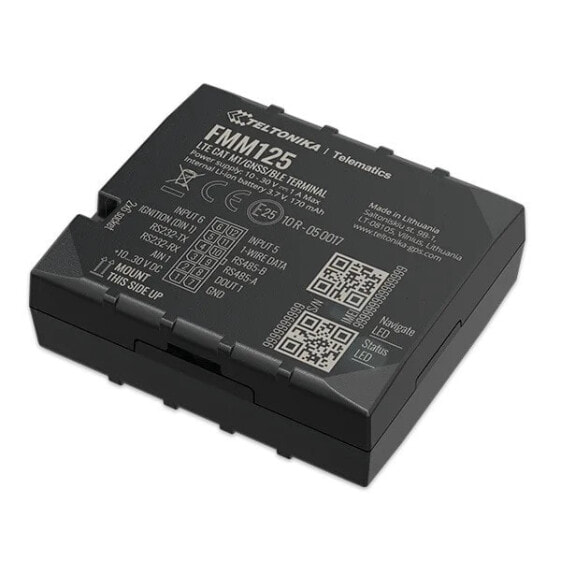 Teltonika FMM125 - 0.128 GB - Micro-USB - RS-232/485 - Rechargeable - Lithium-Ion (Li-Ion) - 3.7 V