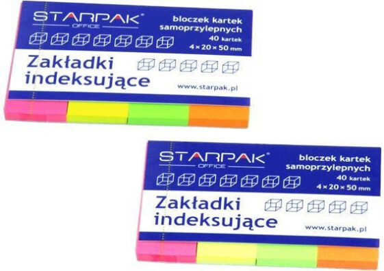 Канцелярский набор Starpak Zakładki индексные neon (227917)