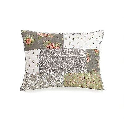 King Floribunda Quilt Sham Gray/Pink - Jessica Simpson