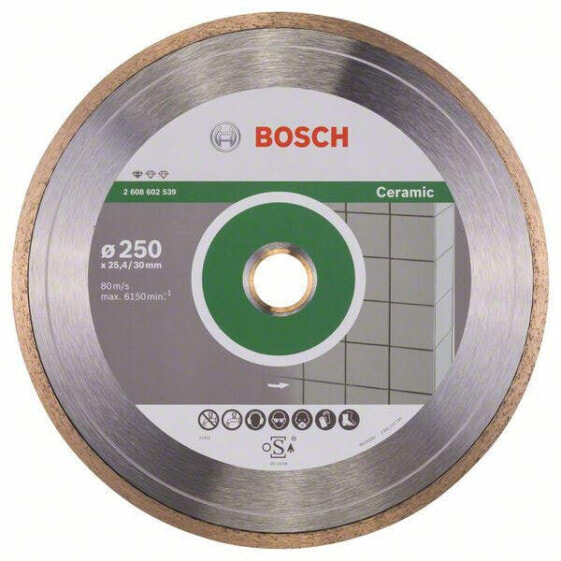 Bosch Diamanttrennscheibe Standard for Ceramic 250 x 30+25,40 x 1,6 x 7 mm