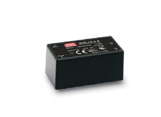 Meanwell MEAN WELL IRM-10-12 - 10.2 W - 85 - 264 V - 82% - Over voltage,Overload - 1495800 h - Black