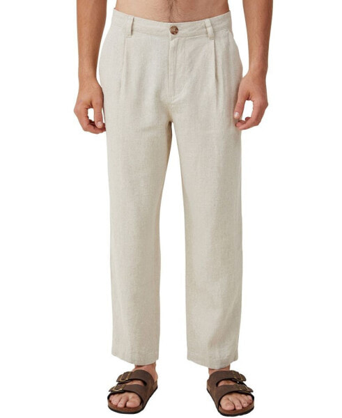Men's Linen Pleat Pants