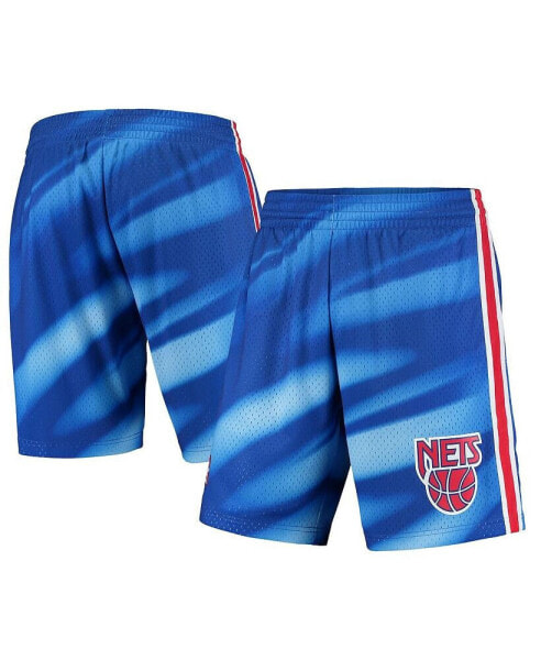 Men's Blue New Jersey Nets Hardwood Classics Swingman Shorts