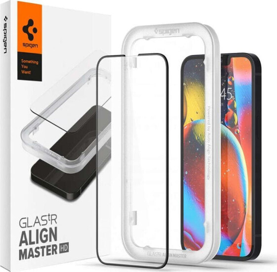 Spigen Szkło hartowane Spigen ALM Glass FC do Apple iPhone 13/ 13 Pro Black