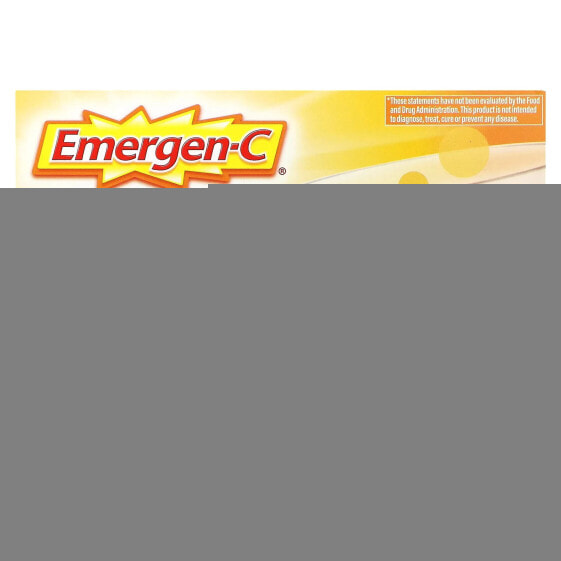 Emergen-C, Витамин C, смесь ароматизированных газированных напитков, мандарин, 1000 мг, 30 пакетиков по 9,4 г (0,33 унции)