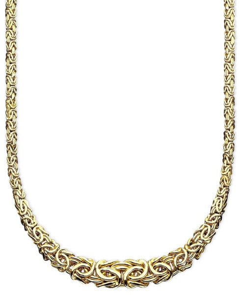 17" Byzantine Necklace in 14k Gold