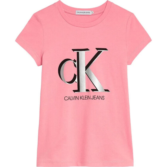 CALVIN KLEIN UNDERWEAR Contrast Monogram Slim short sleeve T-shirt