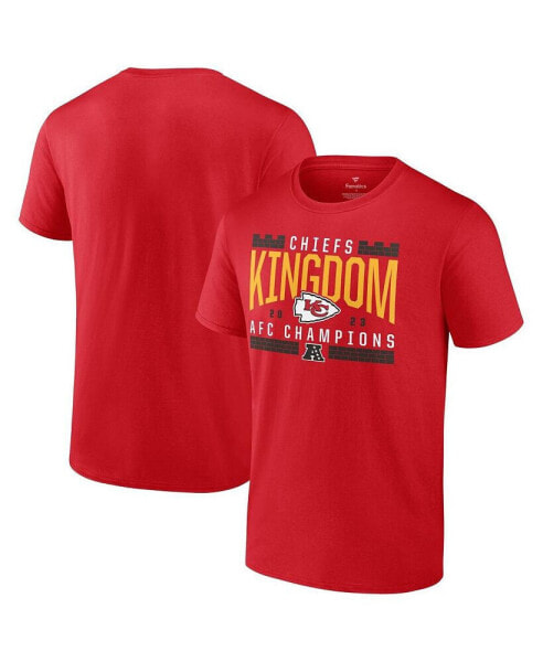 Men's Red Kansas City Chiefs 2023 AFC Champions Not Done Yet Big and Tall T-shirt