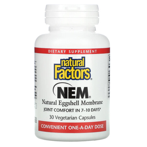 Витамины и БАДы для мышц и суставов Natural Factors NEM, 60 вегетарианских капсул
