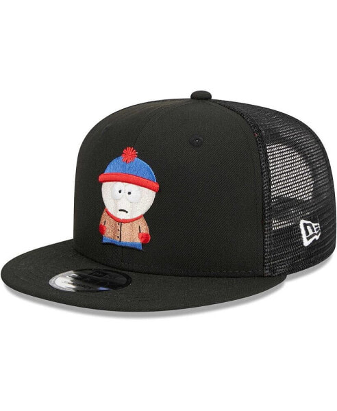 Men's Black South Park Stan Trucker 9FIFTY Snapback Hat