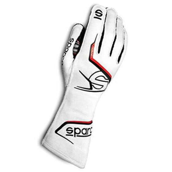 Перчатки для мотоциклистов Sparco ARROW KART Белые Белый/Чёрный