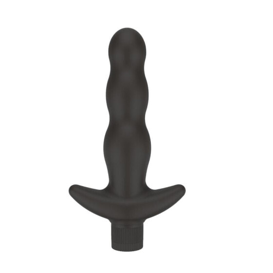 Плаг анальный вибрирующий A-GUSTO Butt Plug Черный 17.8 см x 13.5 см x 9.5 см