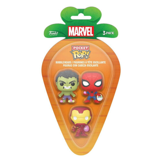 FUNKO Carrot Pocket POP Marvel Spiderman Hulk Iron Man
