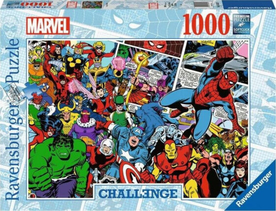 Ravensburger Puzzle 1000 elementów Challange Marvel