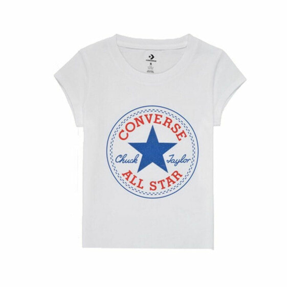 Men’s Short Sleeve T-Shirt Converse Timeless White