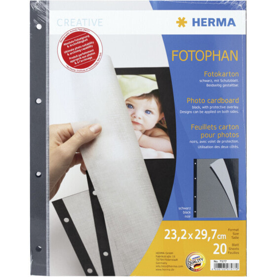 HERMA Photo cardboard - 20 sheets