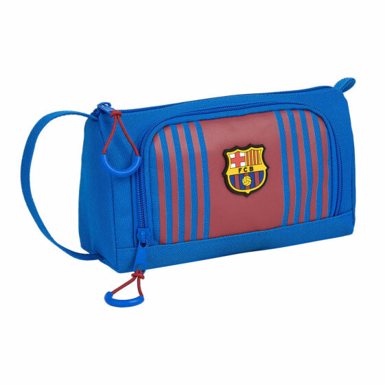 Пенал для школьных принадлежностей F.C. Barcelona Темно-бордовый-темно-синий 20 x 11 x 8.5 см 32 предмета