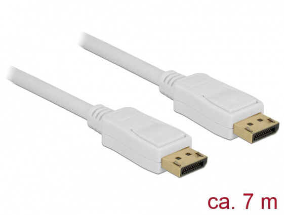 Delock 84861 - 7 m - DisplayPort - DisplayPort - Male - Male - Gold