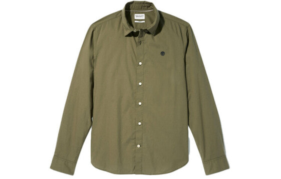 Рубашка мужская Timberland зеленая A2EMS-A58