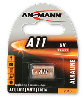 Одноразовая батарейка Алкалиновая 6V 1 шт ANSMANN® A 11