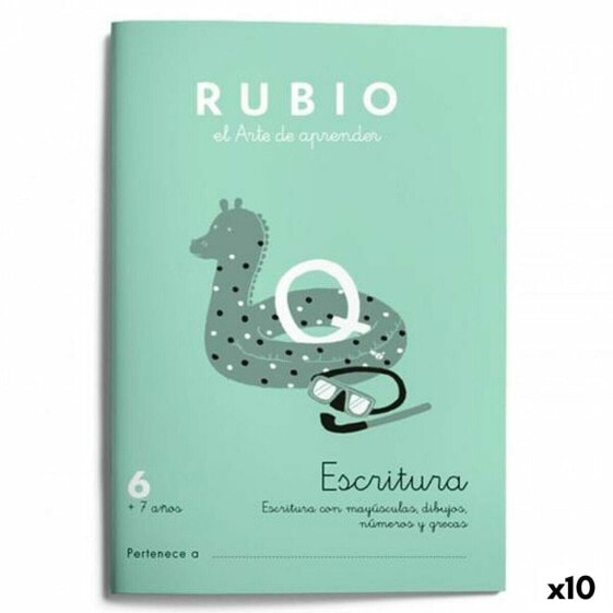 Тетрадь для письма и каллиграфии Cuadernos Rubio Nº 06 A5 испанский 20 Листов (10 штук)