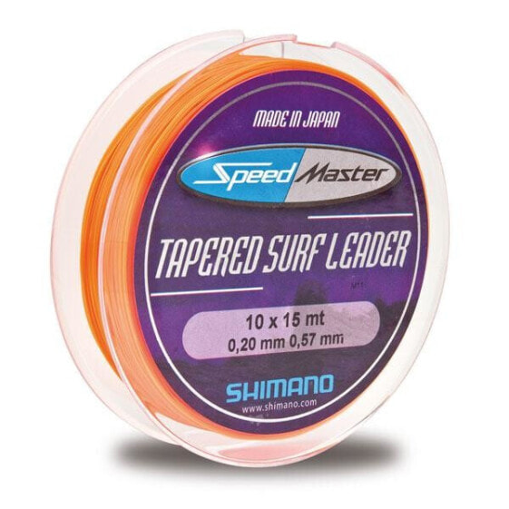 Леска спортивный аксессуар SHIMANO FISHING Speedmaster Tapered Surf Leader 10x15 м