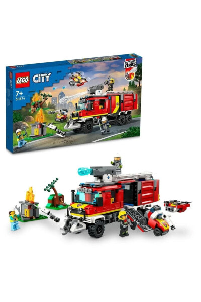 Конструктор пластиковый Lego City Итфайе Коммандный Грузовик 60374 - Набор для сборки для детей от 7 лет (502 детали)