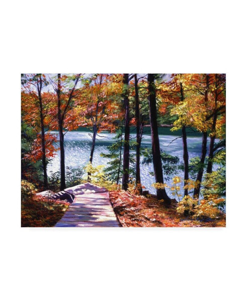 Интерьерная картина Trademark Global David Lloyd Glover "Осенняя аллея" - 37" x 49"
