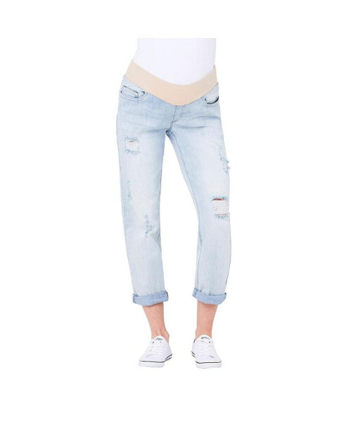 Джинсы для беременных Ripe Maternity модель Baxter Boyfriend Jean Clean Fade