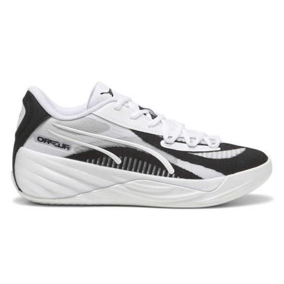 Puma AllPro Nitro Team Basketball Mens Black, White Sneakers Athletic Shoes 379