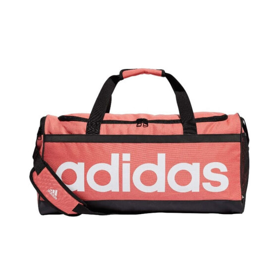 Рюкзак сумка Adidas Essentials Linear Duffel Bag Medium Coral IR9834