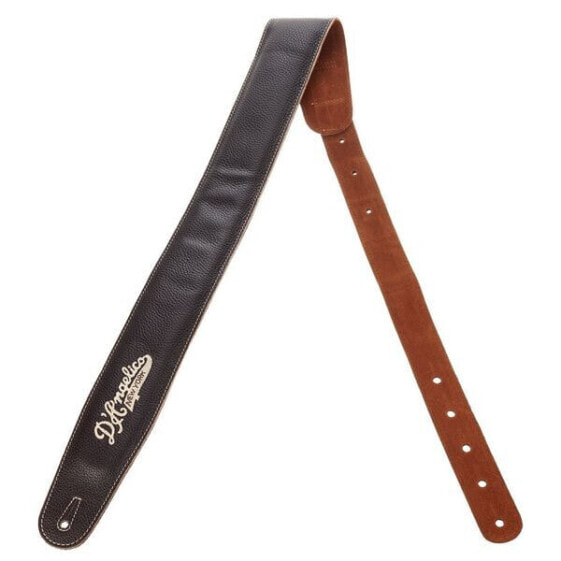 DAngelico Leather Guitar Strap Brown