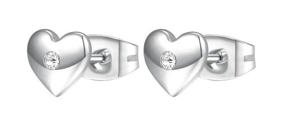 Romantic steel earrings Heart Chakra BHKE039