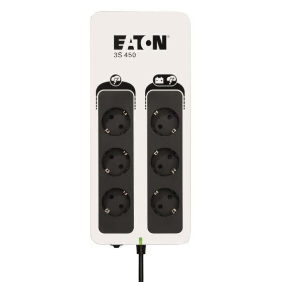 EATON 3S 450 DIN Wechselrichter, Steckdosenleiste, berspannungsableiter - 6 Steckdosen