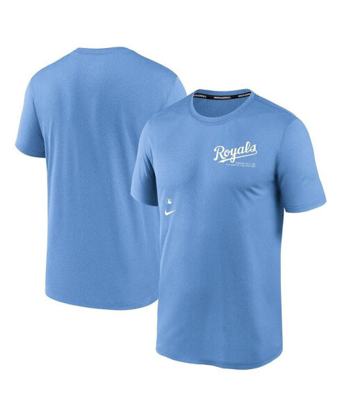 Men's Light Blue Kansas City Royals Authentic Collection Early Work Tri-Blend Performance T-Shirt