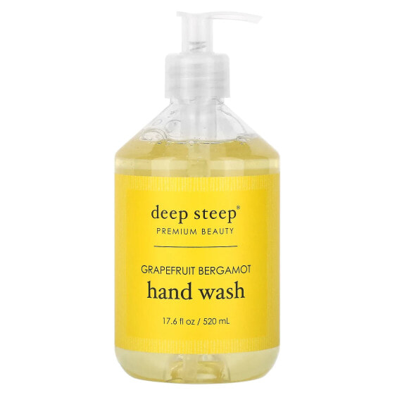 Deep Steep, Средство для мытья рук, грейпфрут и бергамот, 520 мл (17,6 жидк. Унции)
