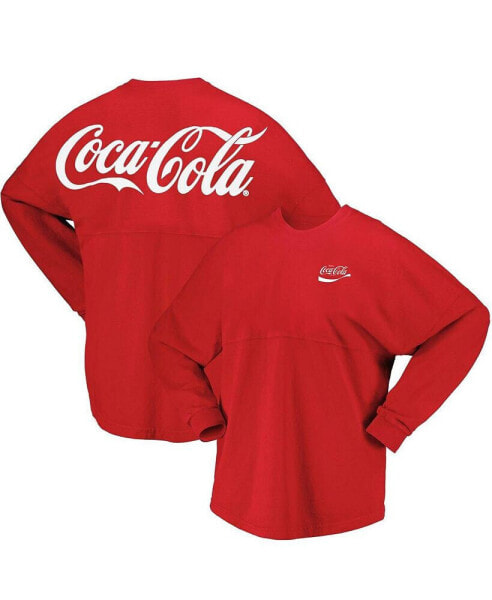 Men's and Women's Red Coca-Cola Long Sleeve T-shirt