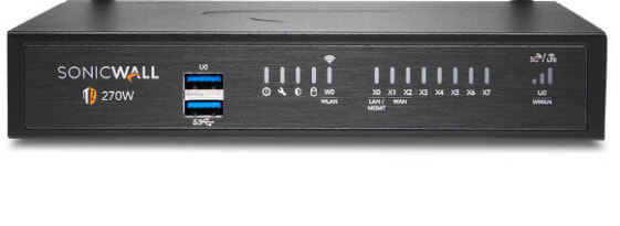 SonicWALL TZ270 + ESSENTL ED 2YR - 2000 Mbit/s - 750 Mbit/s - 1000 Mbit/s - TCP/IP - UDP - ICMP - HTTP - HTTPS - IPSec - ISAKMP/IKE - SNMP - DHCP - PPPoE - L2TP - PPTP - RADIUS - Wired - 1000 Mbit/s