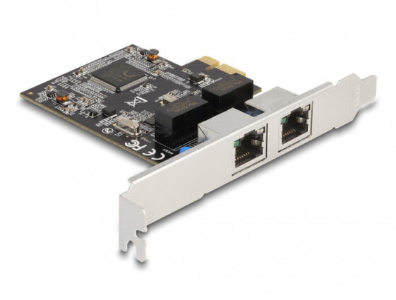 Delock 88615 - PCI Express - RJ-45 - Silver - PC - 1 pc(s) - Wired