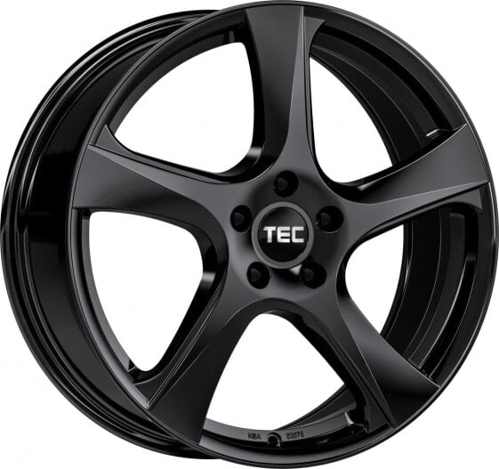Колесный диск литой TEC Speedwheels AS5 black glossy 7.5x18 ET38 - LK5/100 ML57.1