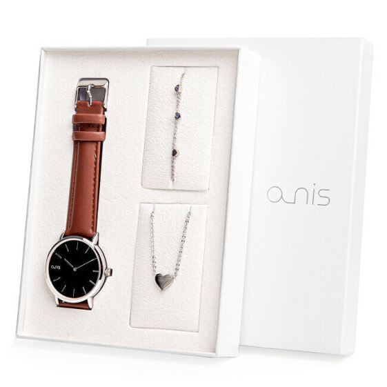 Set of watches, necklace and bracelet AS100-06