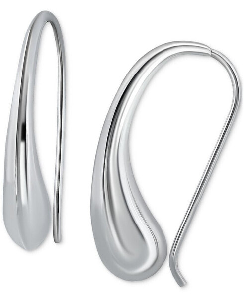 Polished Polished Teardrop Threader Earrings, Created for Macy's