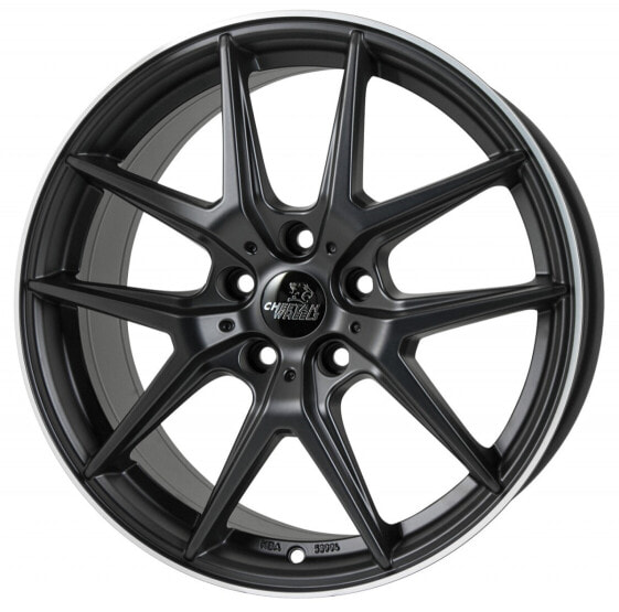 Колесный диск литой Cheetah Wheels CV.06 black matt polished 8.5x20 ET40 - LK5/112 ML70.4