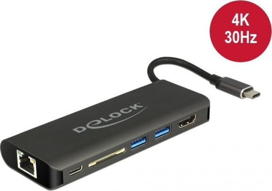 Док-станция Delock 4K Dock USB-C (87298)