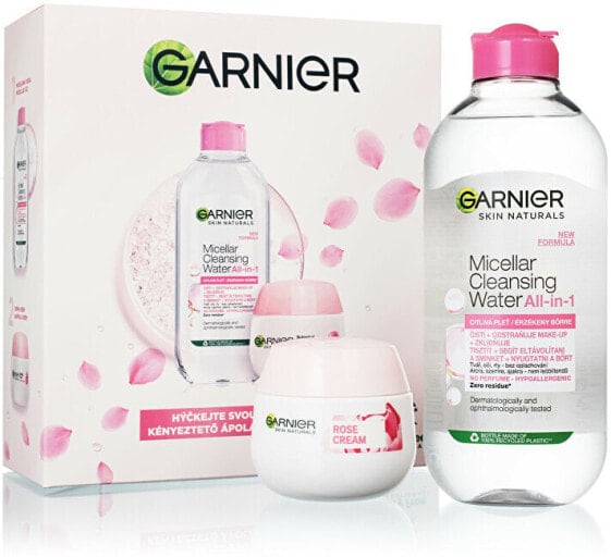 Набор ухода за чувствительной кожей Skin Naturals Rose от GARNIER