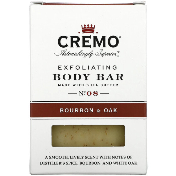 Exfoliating Body Bar, No. 08, Bourbon & Oak, 6 oz (170 g)